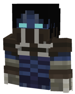 Black skin: bust render
