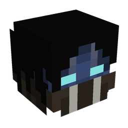 Black skin: head render