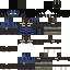 Black skin: raw texture render