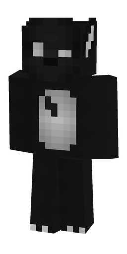 Black skin: body, front render