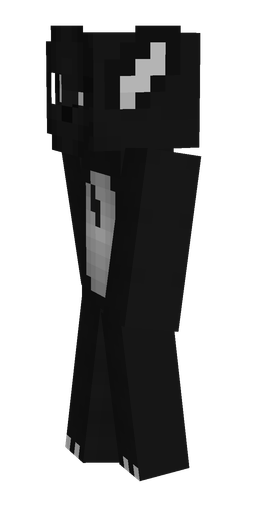 Black skin: body, left side render