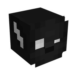 Black skin: head render