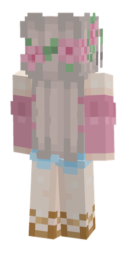 Orange skin: body, back render