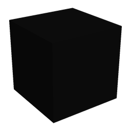 Black skin: head render