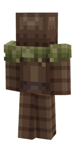 Brown skin: body, back render
