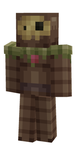 Brown skin: body, front render