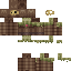 Brown skin: raw texture render