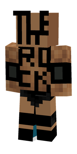 Black skin: body, back render
