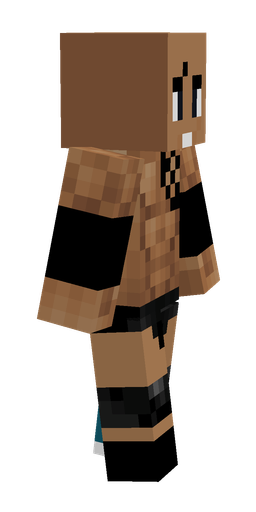 Black skin: body, right side render