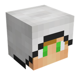 Black skin: head render