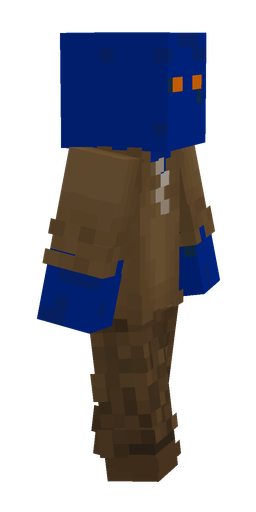 Blue skin: body, right side render