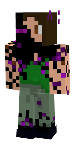 Black skin: body, front render
