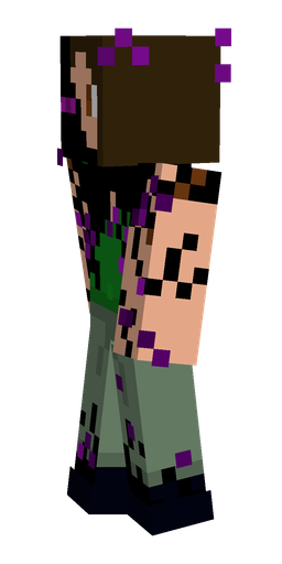 Black skin: body, left side render