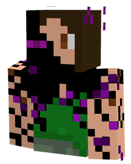 Black skin: bust render
