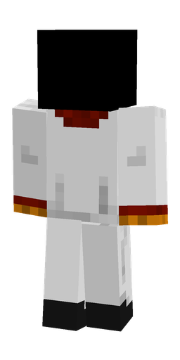 Black skin: body, back render