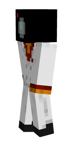 Black skin: body, left side render