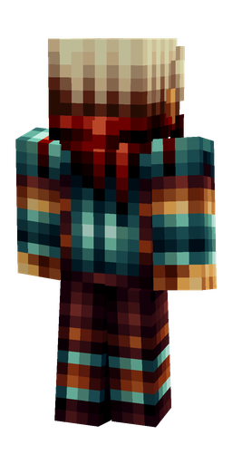 Black skin: body, back render