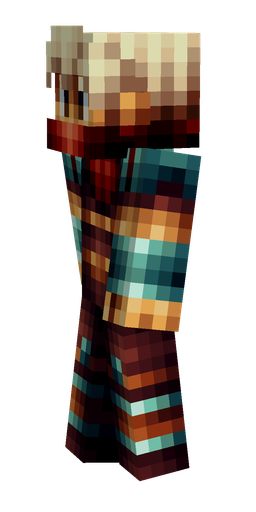 Black skin: body, left side render