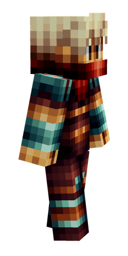 Black skin: body, right side render