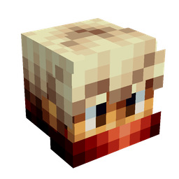 Black skin: head render