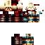 Black skin: raw texture render
