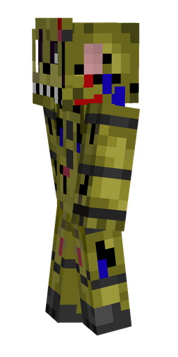 Black skin: body, left side render