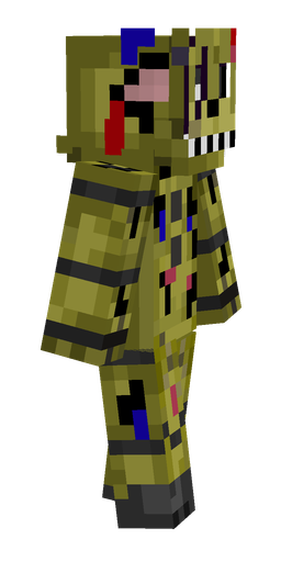 Black skin: body, right side render