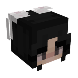 Black skin: head render