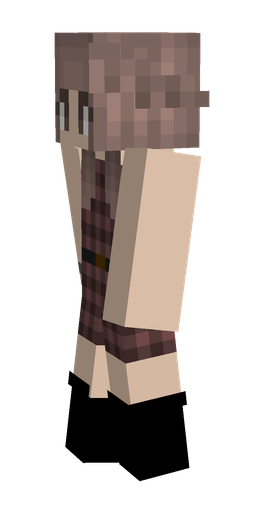 Black skin: body, left side render