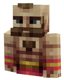 Brown skin: bust render