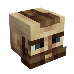Brown skin: head render