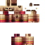 Brown skin: raw texture render