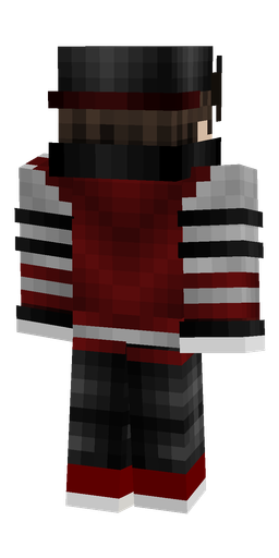 Black skin: body, back render