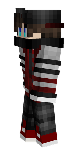 Black skin: body, left side render