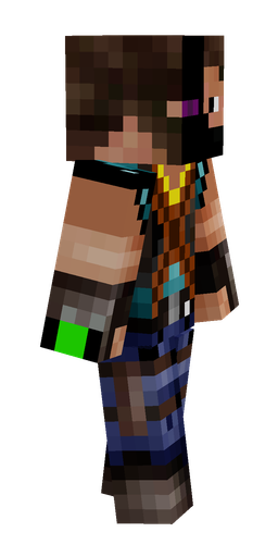 Black skin: body, right side render