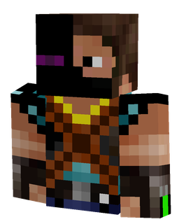 Black skin: bust render