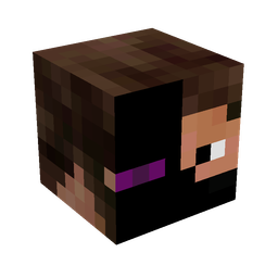 Black skin: head render