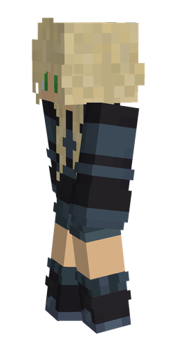 Black skin: body, left side render