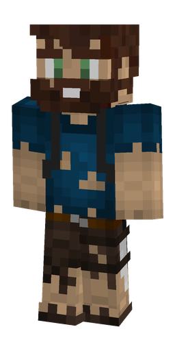 Blue skin: body, front render
