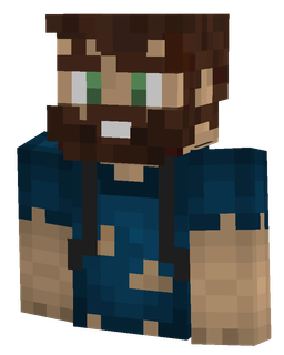 Blue skin: bust render