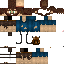 Blue skin: raw texture render