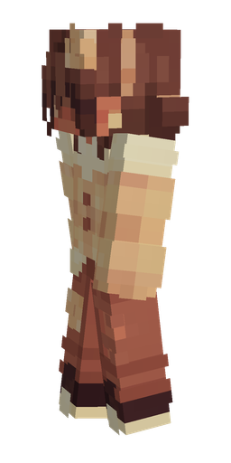 Orange skin: body, left side render