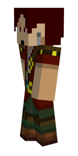 Black skin: body, left side render