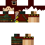 Black skin: raw texture render