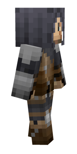 Black skin: body, right side render