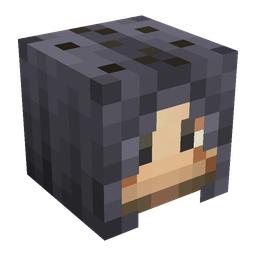 Black skin: head render