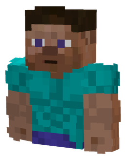 Blue skin: bust render