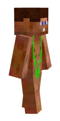Brown skin: body, right side render