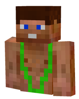 Brown skin: bust render