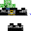 Black skin: raw texture render